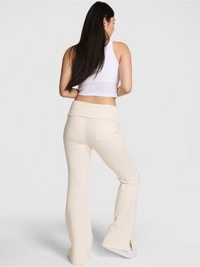 Campus Fleece Foldover Flare Sweatpants